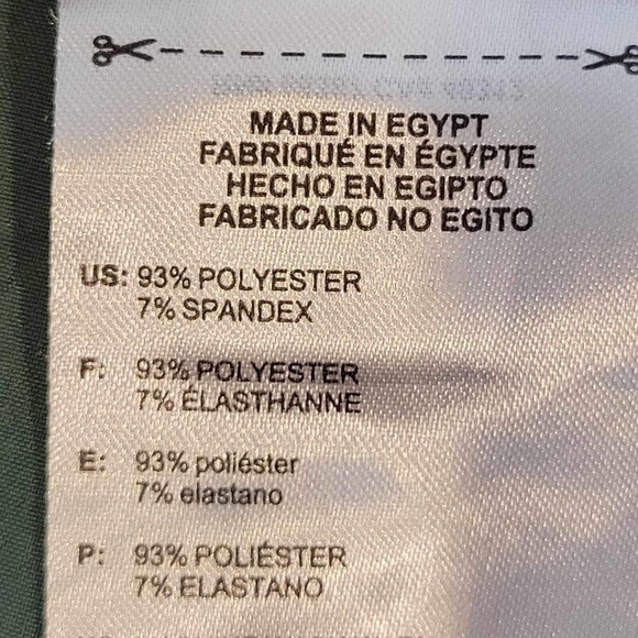 Adidas Men's Golf Shorts Chino Green Size 30 Stretch Pocket Logo Button - Picture 11 of 13